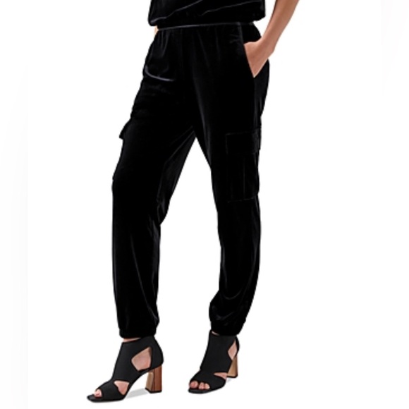 Sanctuary Pants - Sanctuary the Fixer Velvet Cargo Joggers.